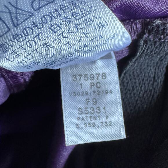 Lands End Womens Purple One Piece Underwire Slimming Swim Suit Size 14 DDD - Picture 9 of 9